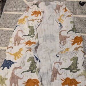 Little Unicorn XL Muslin Sleep Sack - Light Weight - Dino Friends